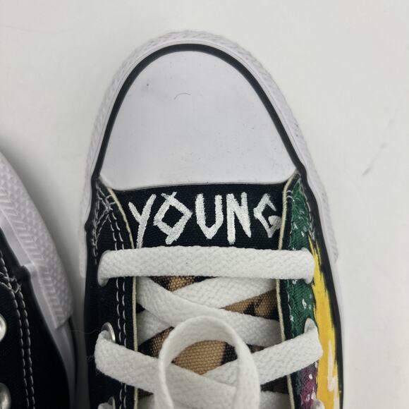 UNISEX CUSTOM CONVERSE ALL STAR CHUCK TAYLOR HIGH MEN'S SZ 8.5 WOMEN’S SZ 10.5 - Picture 15 of 16